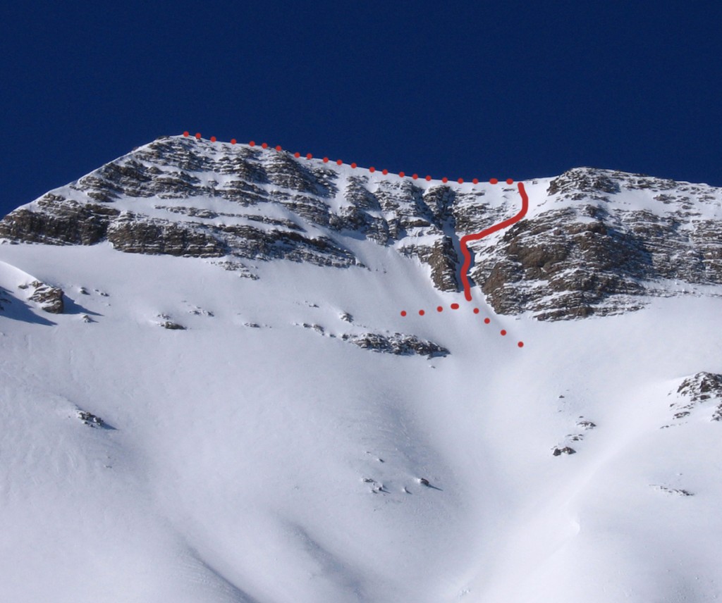 Pouzenc, topo le couloir