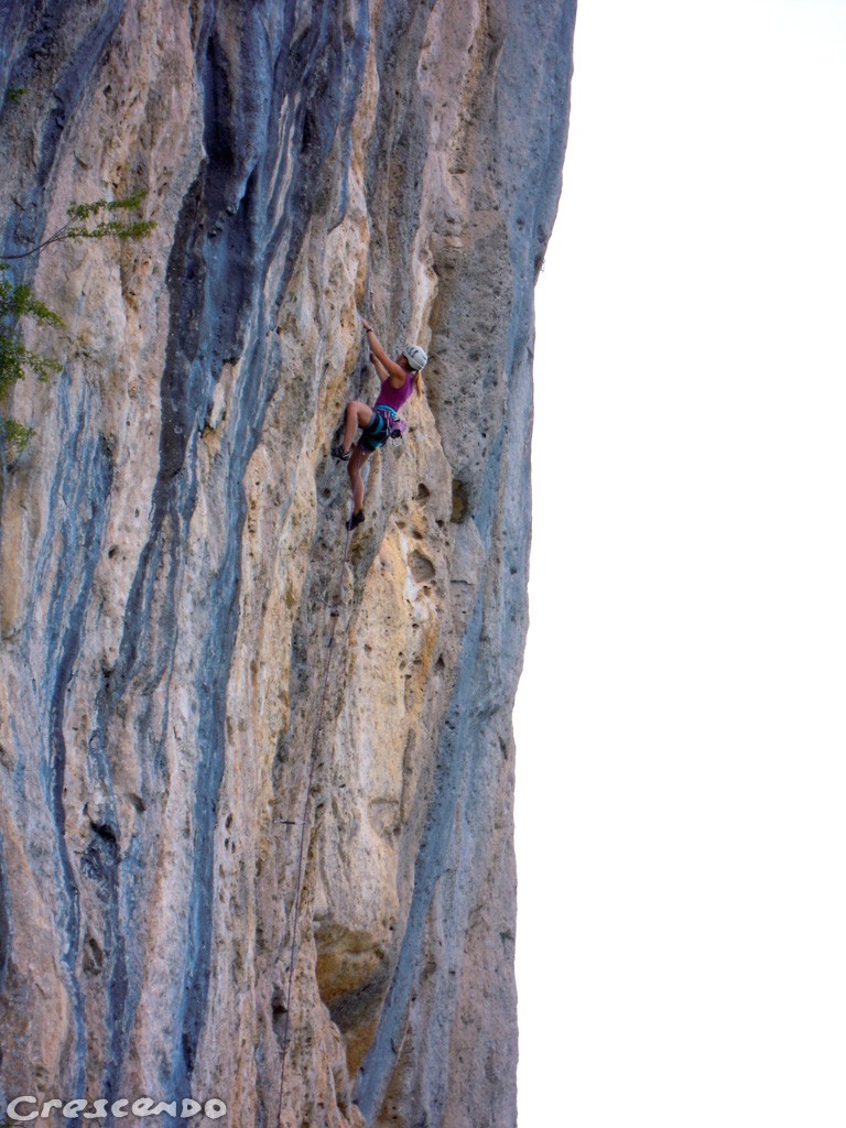 Céüse, grande face stage