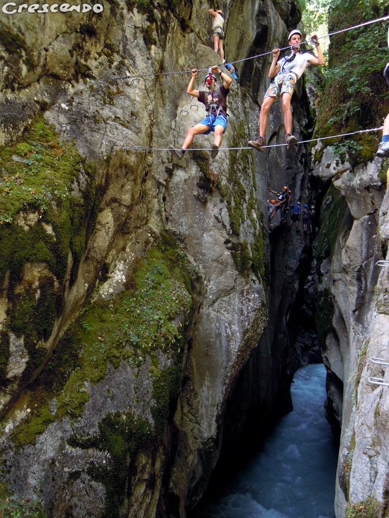 Via ferrata des Vigneaux : parcours initiation à sportif