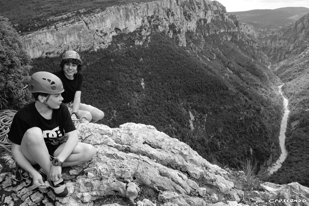 Stage Verdon escalade avec Moniteurs Agréés
