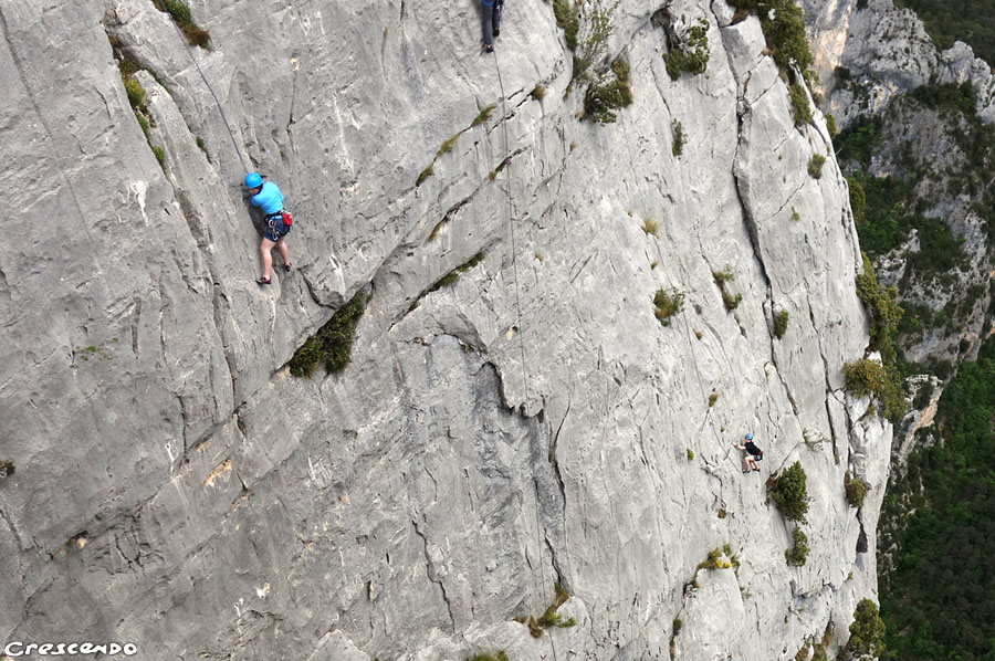 Carelle Verdon - Stages d'escalade grandes voies et terrain d' aventure