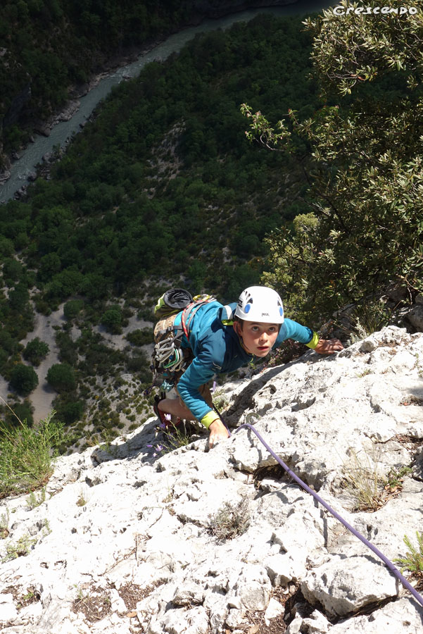 Verdon - Initiation escalade avec un guide