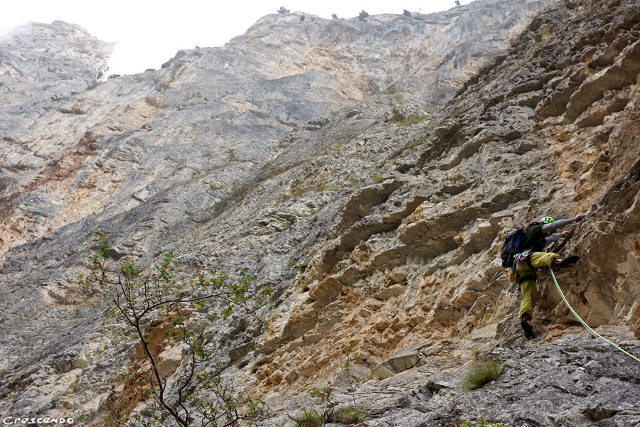 Paroi des Gillardes : flamme éternelle