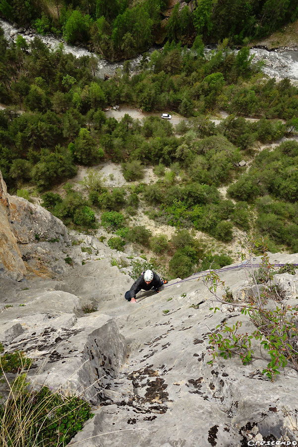 escalade Fournel, Transdalle Express, grande voie Hautes-Alpes, séjour escalade