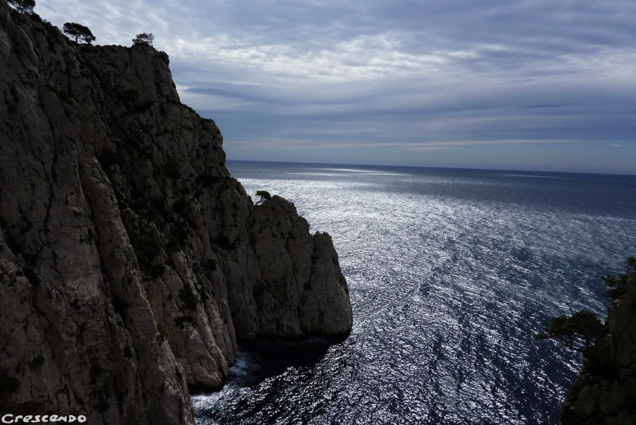 pilier est de l'Eissadon, grimper dans les Calanques, grande voie Calanques