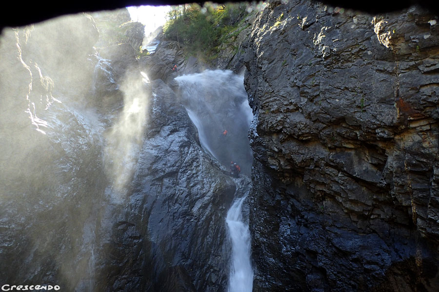Oules de Freissinières, canyon des Oules, formation canyon 05