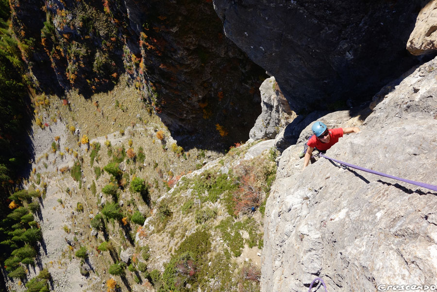 escalade à la Paroi des Lys : fiesta del cinq soup