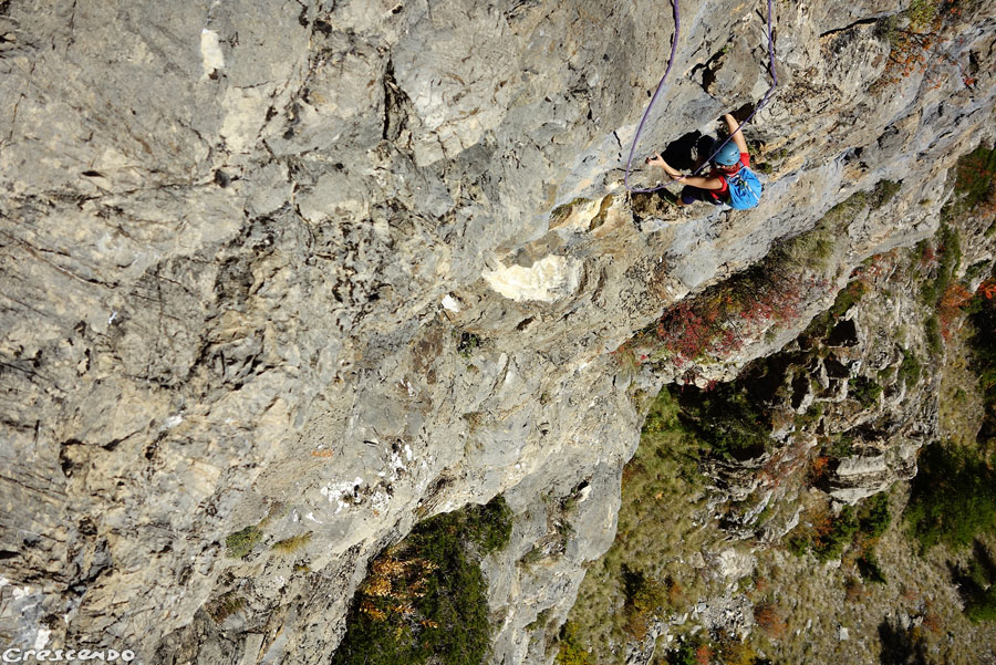 grande voie calcaire, idée grande voie