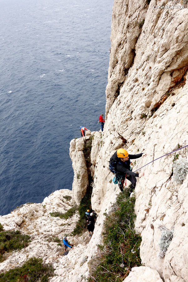 Calanques escalade, escalade week-end