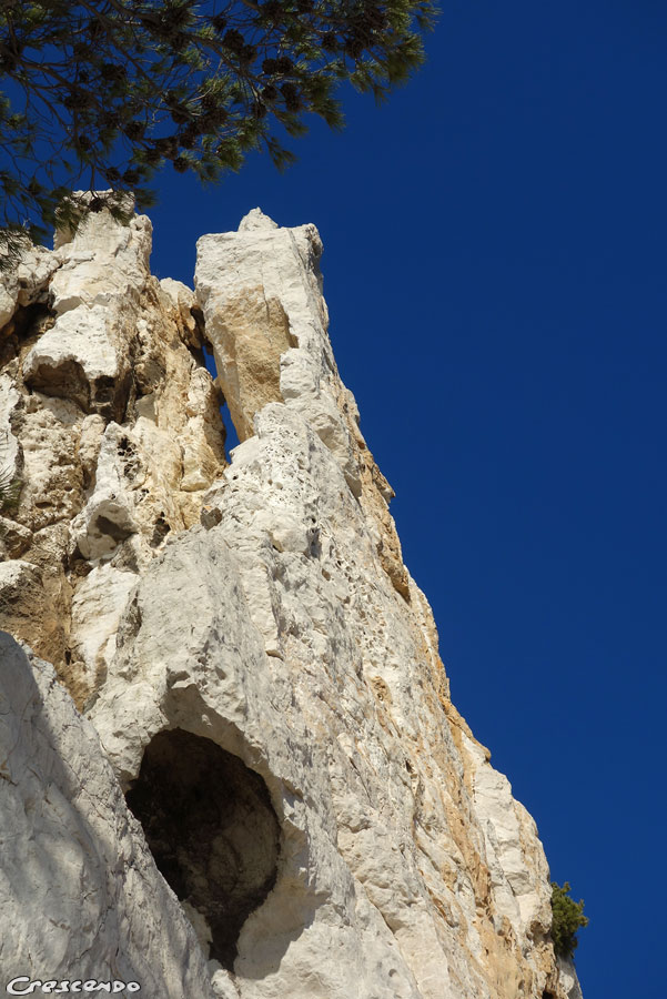 Chemin Roucas Blanc, Calanques escalade, grande voie dans les Calanques