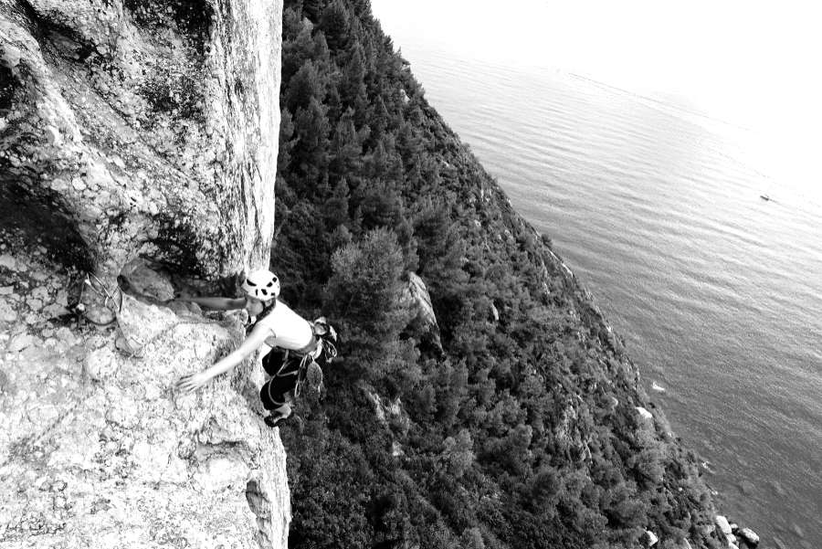 moniteur d'escalade, stage Calanques
