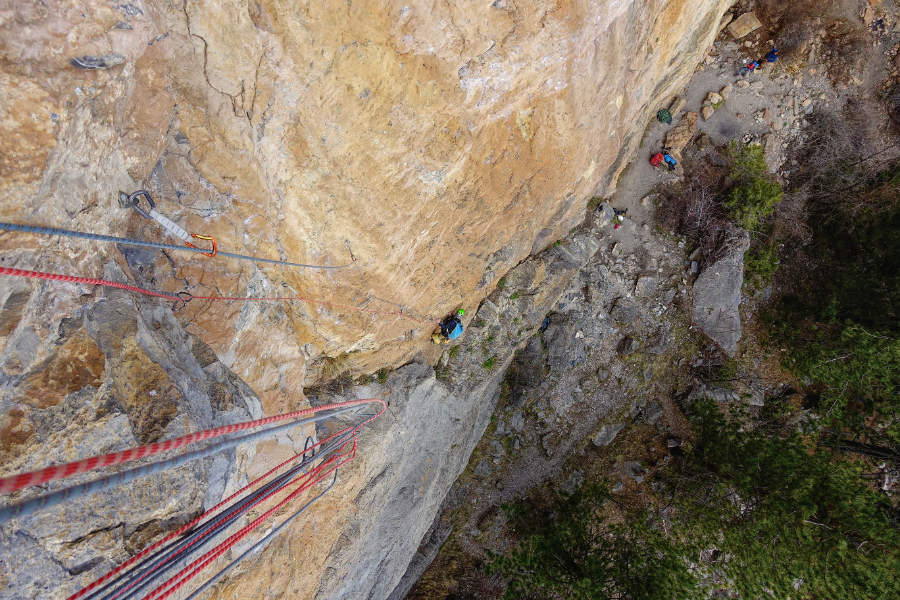 formation escalade, formation grande voie, grimper à Embrun