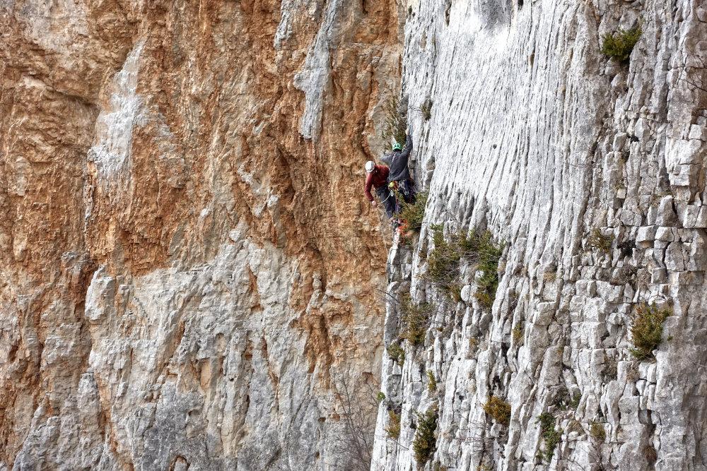 escalade à Archiane, grimpe Diois