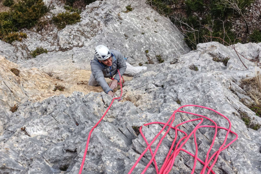 escalade Vercors, moniteur escalade Archiane