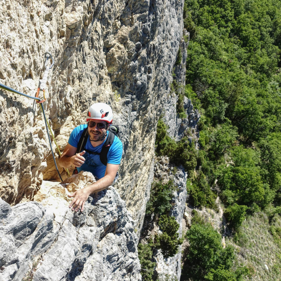 drome calcaire, falaise d'escalade
