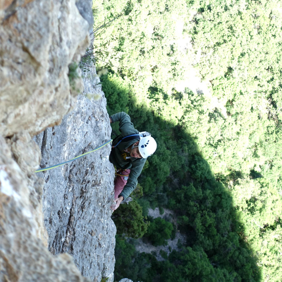 Falaise en Drôme : escalade à Saoû