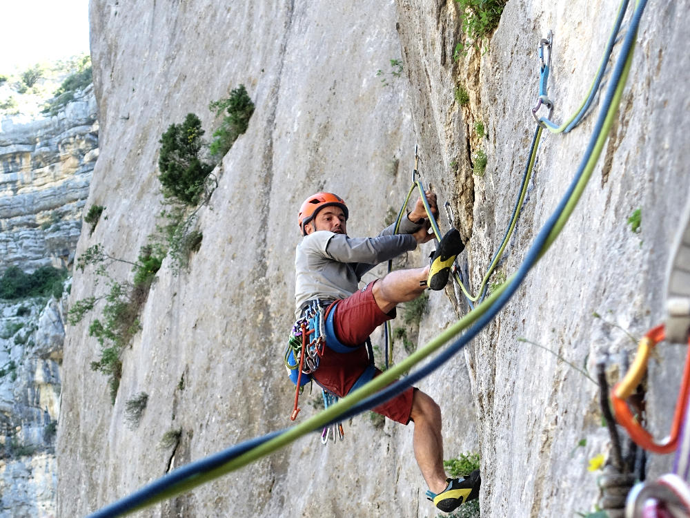 Hold-Up Mental, stage grande voie, stages escalade