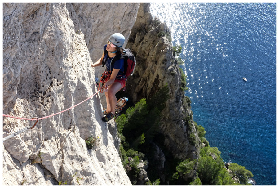 escalade grande voie Calanques