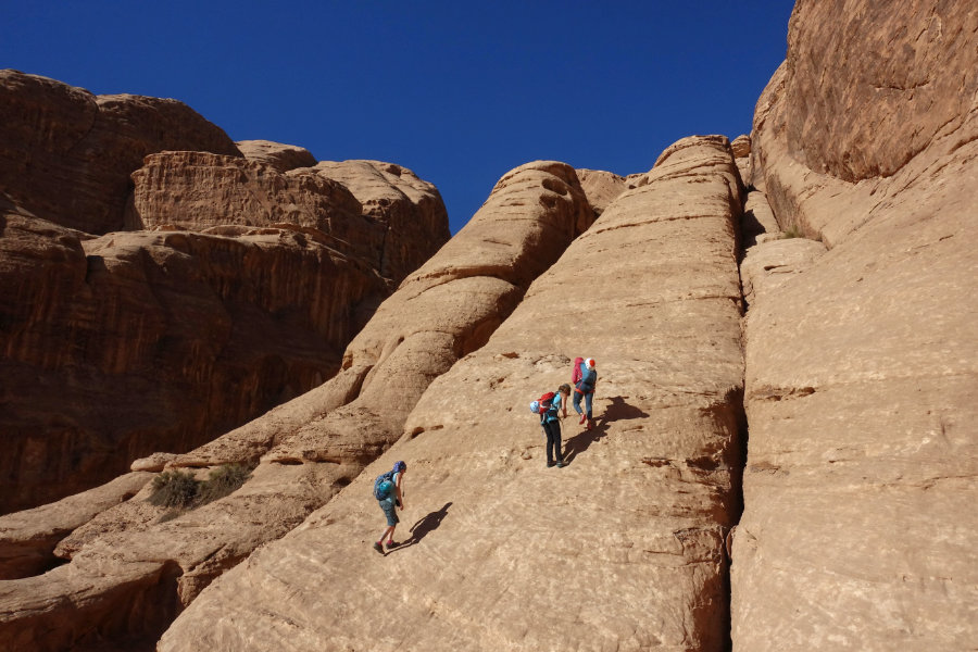 escalade facile Jordanie