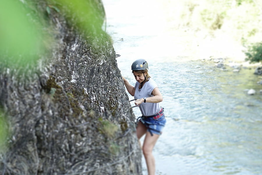 découverte en douceur de la via ferrata