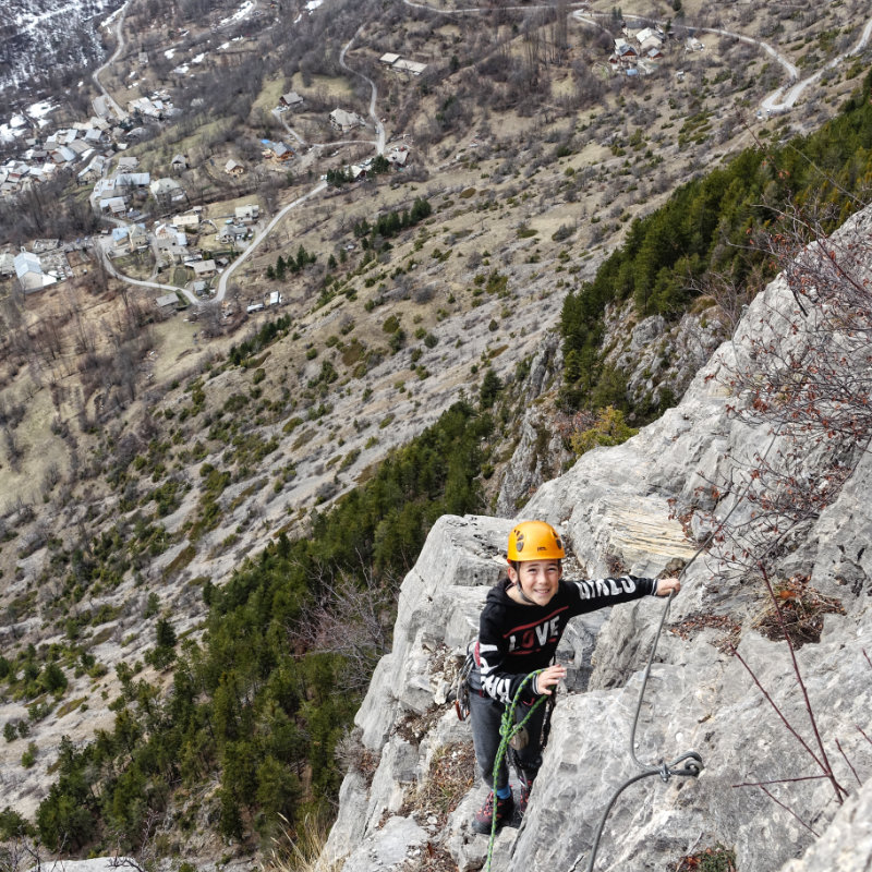 via ferrata hiver