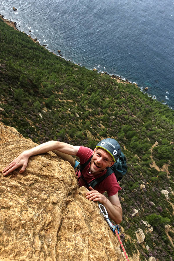 stage escalade grande voie Calanques