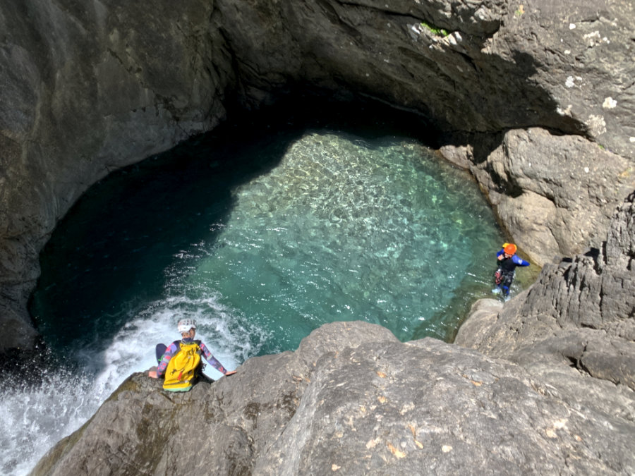 canyon des Oules, canyoning sportif